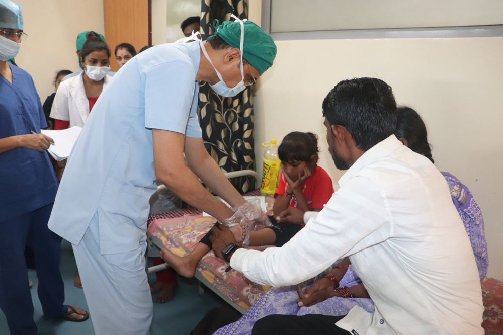 Annual Mega Free Surgical Camp for Poor Tribal Children with Orthopaedic Deformity