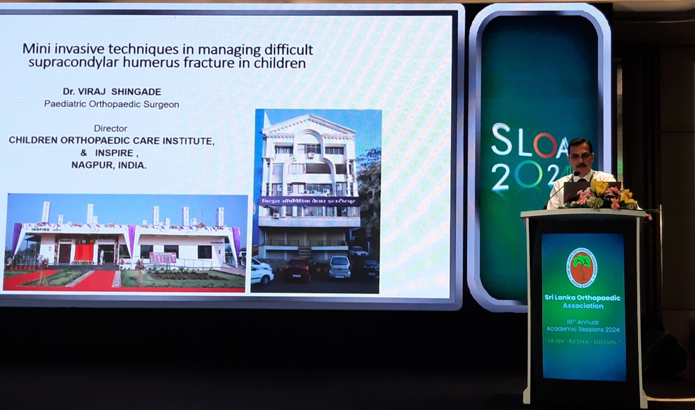 Dr viraj Shingade, Noted paediatric orthopaedic surgeon and Honarary Secretary of paediatric orthopaedic society of India