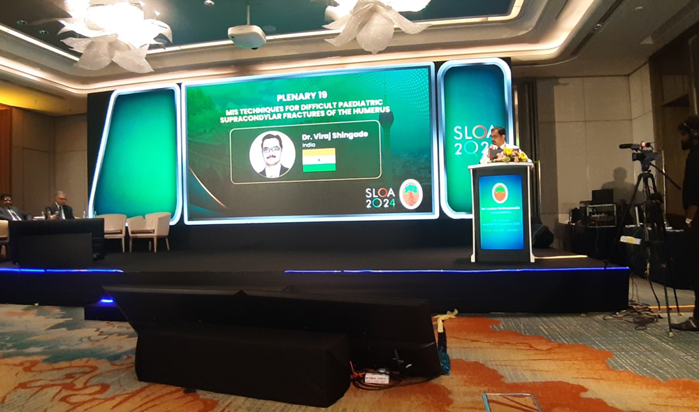 Dr viraj Shingade, Noted paediatric orthopaedic surgeon and Honarary Secretary of paediatric orthopaedic society of India